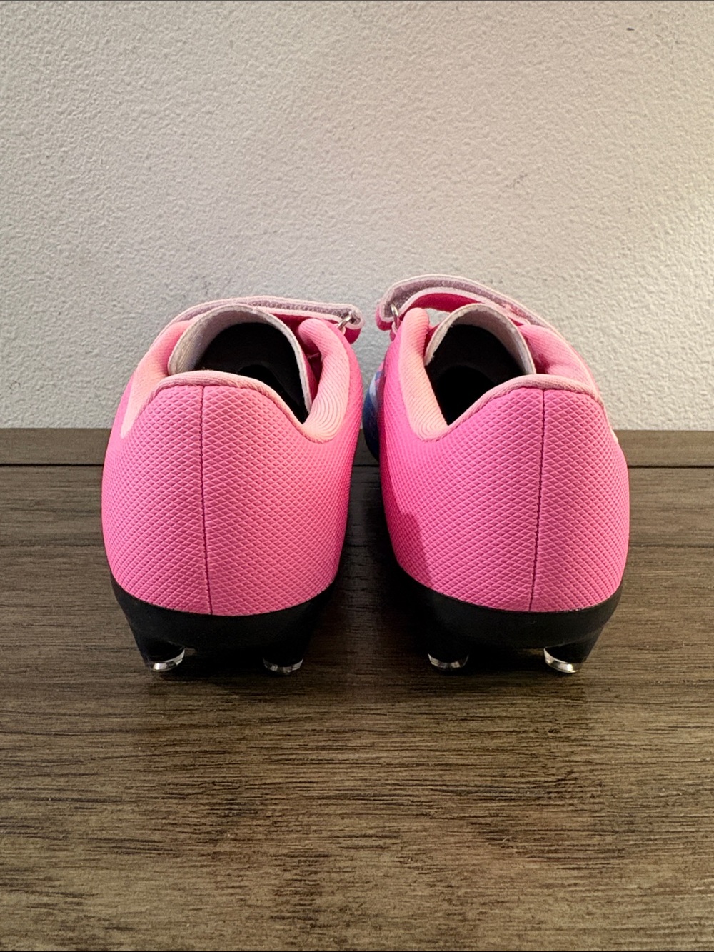 NEW Soccer Football Futbal Outdoor Grass Turf Cleats Boots Pink/Blue Youth 3.5 - Picture 6 of 9